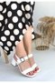 Year White Leather Heeled Shoes - 2