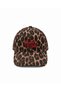 Cocktail Club Red Embroidered Leopard Hat / Concept Leopard Hat Adjustable Cap