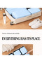 Travel Compression Memory Cloth 6-piece Storage Bag suit Luggage Portable Clothes Compression Bag Waterproof Storage Bag - 4