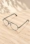 Rokeron Damla Black Frame Image Transparent Glasses - 3