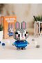 Pixel Brick 3D Intelligence Development Building Set - Cute Police Rabbit Model Figure Toy - 3