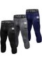 SPVISE mens Capri Compression Pants