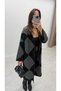 Baklava Patterned Long Casual Cardigan - 2