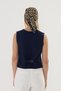 Steel Knitted Burgundy Knitted Vest - 2