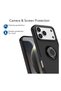 Apple iPhone 18 Pro Compatible Case with Ring Stand Extra Impact Protection Hard Silicone Cover - Green - 4