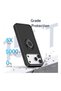 Apple iPhone 18 Pro Compatible Case with Ring Stand Extra Impact Protection Hard Silicone Cover - Green - 2