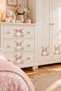 Mini Floral Rabbit Sticker Set 9 Pieces 10 cm Children's Room Furniture Decoration Sticker - 3