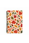 Autumn Metal Spiral Oval Corner Notebook Ivory A5 Unlined 100 Sheets - 3