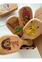 Children's Bamboo Organic Painted Pikachu Character Hair Brush, Comb (15cm) - 4