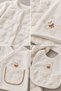 Teddy Bear Embossed 10-Piece Newborn Hospital Discharge Set with Blanket, 100% Cotton - 3