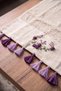 Tasseled and Embroidered Bath Towel Set |   70X140 cm Bath Towel, 50X90 cm Hand-Face-Hair Towel |   100% Cotton Hammam Set |   Dowry Box, Premium Set - 2