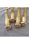 5-Piece Serving Set with Gold Handle - 5