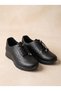 Laceless, Cord-Detail, Orthopedic, Lightweight, Non-Slip Sole, Women's Daily, All-Season Leather Shoes - 5