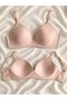 Women's C Cup Ultra Soft Non-Padded Non-Wired Plus Size Bra Double Pack - 5