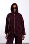 Plum Hooded Fleece Jacket 23240 - 5