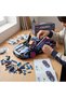 1:18 Pull-And-Go Building Block Racing Car Set with Container Box Cyberpunk 586 Pieces - 5