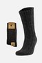 Egyptian Unisex 5 Layer Alpaca Wool Winter Single Sock Socks Anthracite