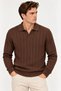 Turbulence Slim Fit Men's Polo Neck Knit Sweater 7786