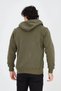 Marchè Bien Men's 3 Thread Cotton Zippered Hooded Kangaroo Pocket Printed Hoodie Cardigan Sweatshirt - 2