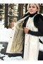 Marchè Bien Women's Premium Natural Sleeveless Leather Fur - White - 2