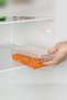 Grater Set with Container 2-Piece Fine and Coarse Grater with Lid and Storage Container Stainless Blade Green - 6
