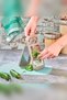 Foldable Grater Double Sided Detachable Blade Stainless Steel Compact Handheld Green - 4