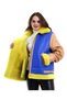 Marchè Bien Women's Premium Natural Sheepskin Pilot Fur - Yellow - 7