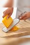 Long Handled Grater Wide Surface Stainless Steel Lemon Peel Cheese Garlic Grater Black - 4