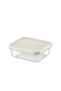 4-Piece Storage Container 500 ml with Lid Refrigerator Freezer Microwave Compatible Transparent White Lid - 3