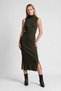 Turtleneck Long Knitwear Dress Lma0002 Khaki - 3