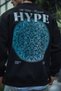 Marchè Bien Men's 3 Thread Cotton Crew Neck Printed Sweatshirt - Black - 3