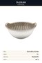 Colander with Bowl 3 L Multi-Purpose Storage and Straining Container for Vegetables, Fruits, Rice, Turquoise - 7