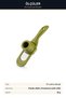 Mini Garlic Grater with Sliding Protector Ginger Chocolate Grater with Stainless Blade Green - 7
