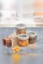Vacuum Food Storage Container Set of 3 600 ml with Air-Tight Lid for Smoked Legumes and Pasta Storage - 2