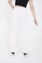 Marchè Bien Women's Three-Thread Cotton Printed Sweatpants with Elastic Cuffs and Pockets - White - 3