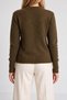Wool Blend Buttoned Knitwear Cardigan Lyy0148 Khaki - 6