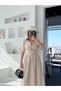 Marchè Bien Women's Short Sleeve Long Dress - Off-White - 5