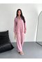 Marchè Bien Women's Shirt and Pants Two-Piece Set - Powder Pink - 5