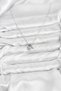 Brass Silver Color Minimal Charm Women's Necklace - 2