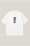 Make Art Not War Printed Oversize Boxy Cut Unisex 100% Cotton Tshirt |   Streetwear