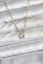 Brass Gold Color Chain Zircon Stone Minimal Star Model Women's Necklace