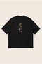 Make Art Not War Printed Oversize Boxy Cut Unisex 100% Cotton Tshirt |   Streetwear