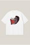 Skull Island Printed Oversize Boxy Cut Unisex 100% Cotton Tshirt |   Streetwear