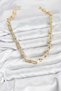 Brass Gold Color Tiffany Model Women's Necklace - 2