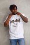 Marchè Bien Men's Printed T-Shirt Short Sleeve Crew Neck Regular Fit T-Shirt - White - 3