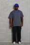 Men's Printed T-Shirt Short Sleeve Crew Neck Regular Fit T-Shirt - Smoked - 2