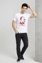 Marchè Bien Men's Atatürk Printed T-Shirt Short Sleeve Crew Neck T-Shirt - White - 2