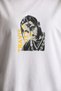Women's Printed T-Shirt Short Sleeve Crew Neck Oversized Relaxed Fit Casual T-Shirt - White - 3