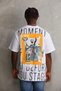 Men's Printed T-Shirt Short Sleeve Crew Neck Relaxed Fit T-Shirt - White - 2