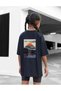 Marchè Bien Children's Unisex Printed T-Shirt - Black - 4